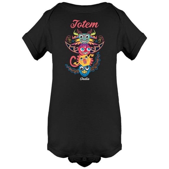 Totem And Faces Bodysuit Infant -Image by Shutterstock, 24 Months