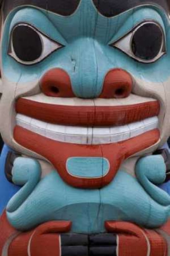 Totem Detail I Canvas Art - Kathy Mahan (12 x 18)