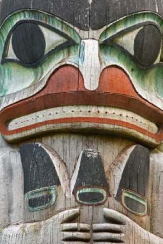 Totem Detail VI Canvas Art - Kathy Mahan (24 x 36)
