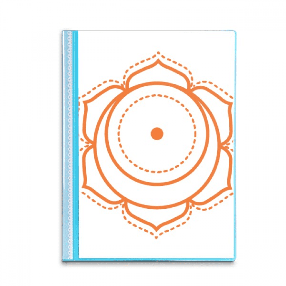 Totem Pattern Circle Symbol Flower Book Sheet Protectors Portfolio ...