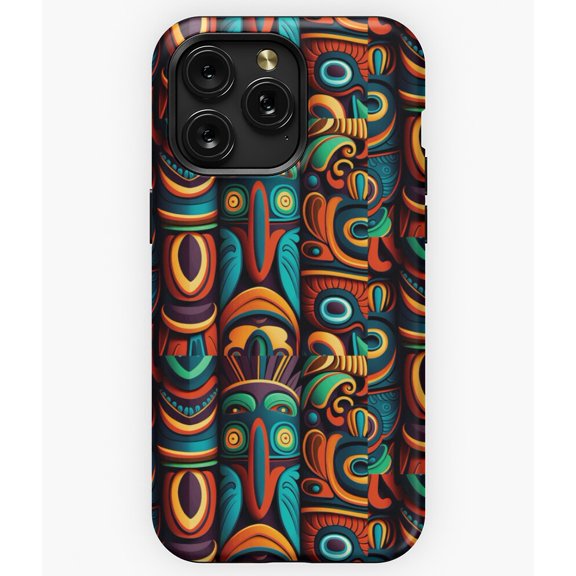 Totem Pole Indigenous Pacific Northwest Carving A13348&nbsp;Phone Case for iPhone 11 to 17 Pro Max