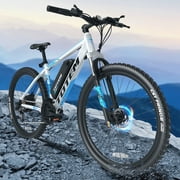 Totem Victor Electric Mountain Bike 26",Peak 500W Brushless Motor Electric Bicycle-Commuting E Bike for Adults Teens-40 Miles 20 MPH 374.4Wh Li-ion Battery-Front Fork Suspension