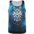 thumbnail image 1 of Totem Wolf is my Spirit Animal All Over Mens Tank Top Multi MD, 1 of 2