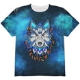 thumbnail image 1 of Totem Wolf is my Spirit Animal All Over Youth T Shirt Multi YMD, 1 of 2