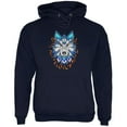 thumbnail image 1 of Totem Wolf is my Spirit Animal Mens Hoodie Navy SM, 1 of 1