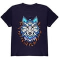 thumbnail image 1 of Totem Wolf is my Spirit Animal Youth T Shirt Navy YSM, 1 of 1