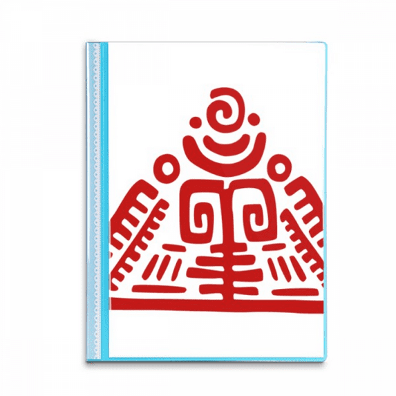 Totems Mexican Pyrad Ancient Civilization Book Sheet Protectors Portfolio Binder Folder