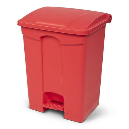 Toter 18 Gallon/68.1 Liter Step on Container Fire Retardant, Red