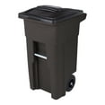 thumbnail image 1 of Toter 32 Gal. Trash Can Brownstone with Wheels and Lid, 1 of 10