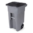 thumbnail image 1 of Toter 32 Gal. Trash Can Graystone with Wheels and Lid, 1 of 10