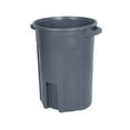 thumbnail image 1 of Toter 32 Gallon Round Trash Can With Lift Handle Dark Gray Granite, 1 of 8