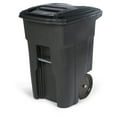 thumbnail image 1 of Toter 48 Gallon Plastic Garbage Can Brownstone with Quiet Wheels and Lid, Garage, 1 of 10