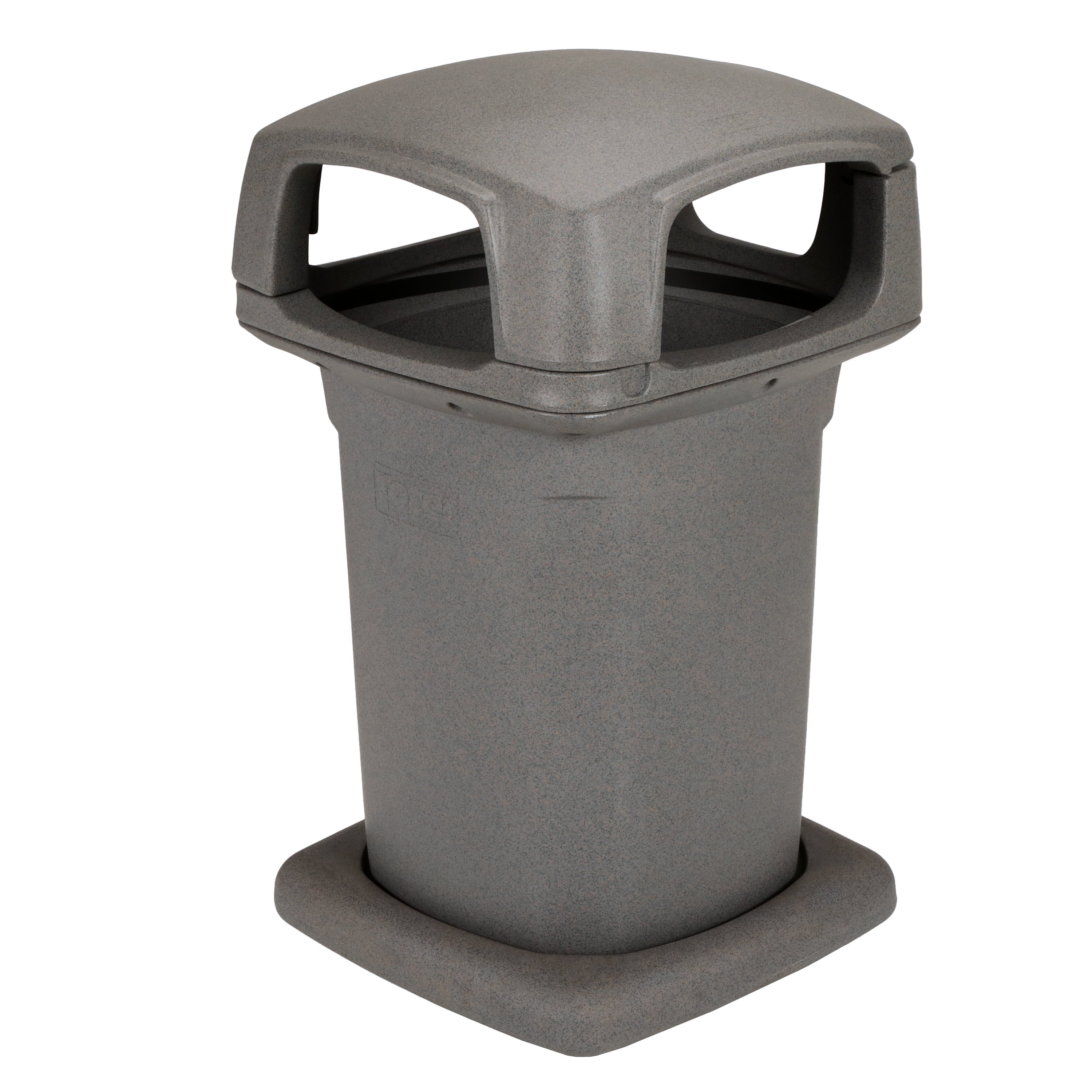Toter 60 Gal. Park Trash Can with Lid - Walmart.com