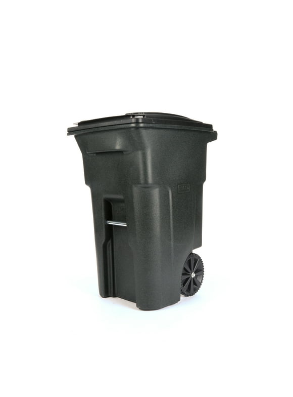 Toter 64 Gallon Trash Can Greenstone with Wheels and Lid