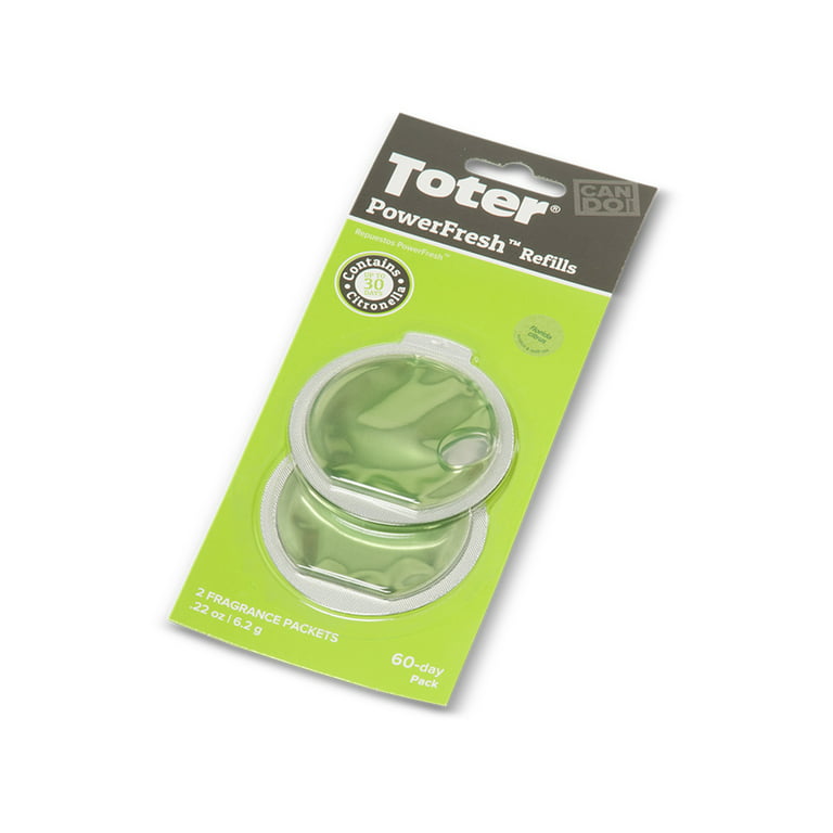 Toter Power Fresh Kit Refills, Outdoor Trash Can Odor Eliminator