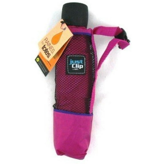Totes 9 Inch Raines Umbrella Just Clip Back Pack, Medium, Assorted Colors 1 Each - (Pack of 2)