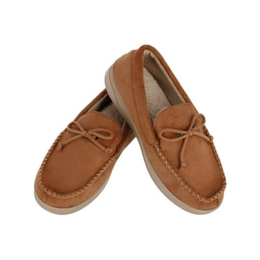 Isotoner  Essential Microsuede Boater Moccassin Slippers (Men)