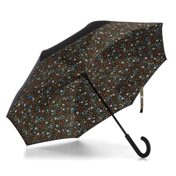 Totes InBrella - Reverse Close Umbrella Auto Close-=Ditsi Multi Floral-U01 - 0901