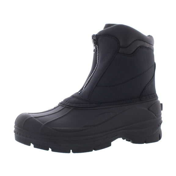 Totes Men's Cassel Waterproof Front Zip Winter Boots, Wide Width Available