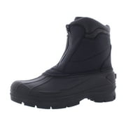 Totes Men's Cassel Waterproof Front Zip Winter Boots, Wide Width Available