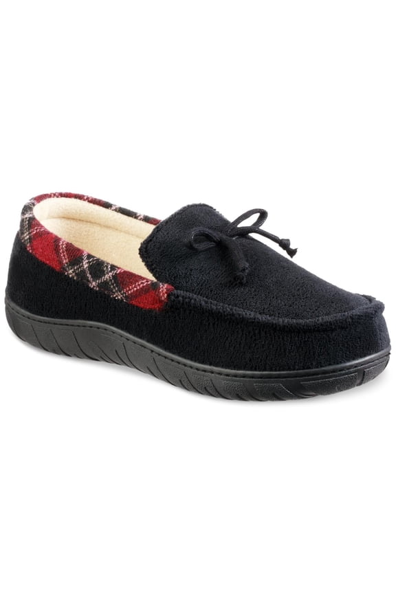 Mens Faux Suede Slip On Loafer Slippers