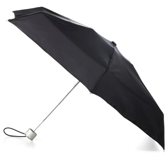Totes Mini Manual Open Close Umbrella With Neverwet (Black) - 8407