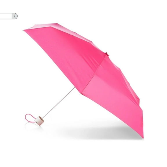 Totes Mini Manual Open Close Umbrella With Neverwet Magenta - 8407