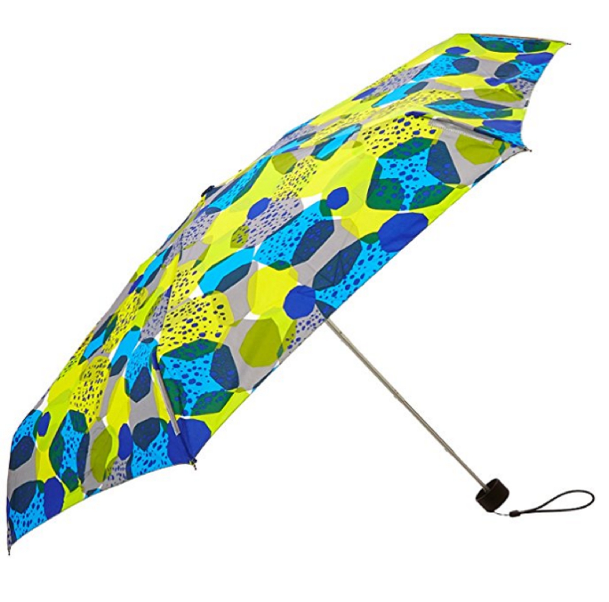 Totes Mini Trekker Umbrella With Manual Open Multicolor Stones/Stars