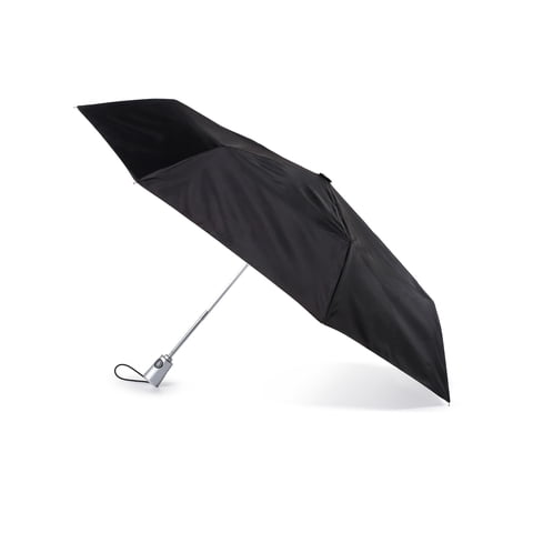 One-Touch Auto Open Close Rain Umbrella with Sunguard Black