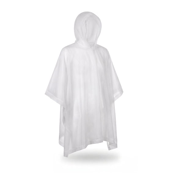 Totes Children's Clear Rain Poncho, Lightweight, Reusable, Packable