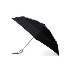 Totes Auto Open Mini Travel Umbrella with Case, Black