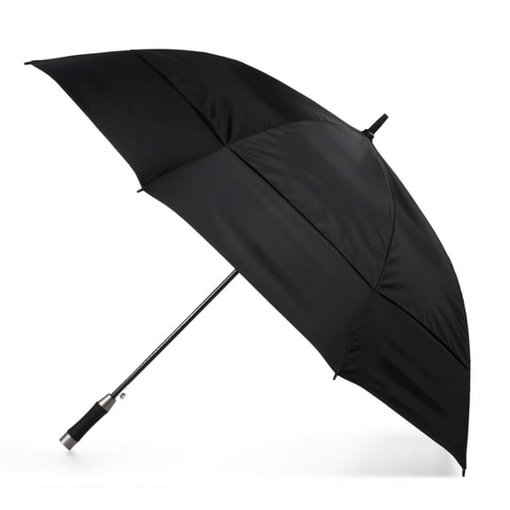 Totes Vented Auto Open Stormbeater Golf Stick Umbrella With SunGuard® Black