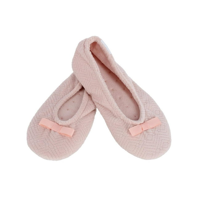 Isotoner Sculpted Microterry Ballerina Slippers (Women)