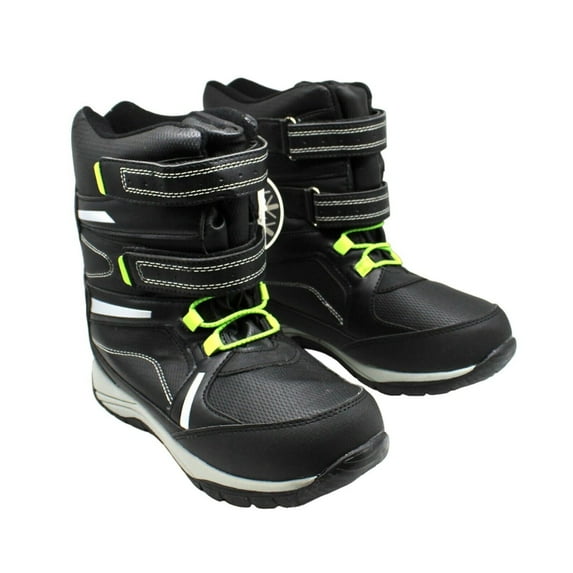 Totes Seth Black Neon Thinsulate Warm Youth Winter Kids Boots (SiZe 5)