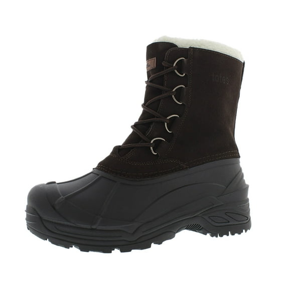 Totes Snowbankw Mens Shoes Size 12, Color: Brown/Black
