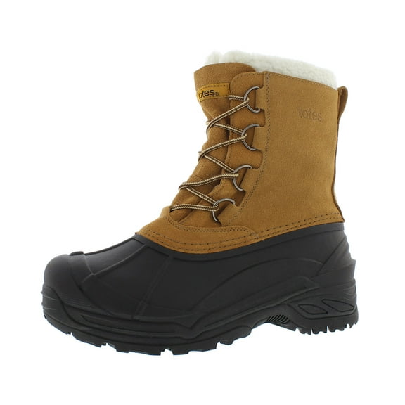 Totes Snowbankw Mens Shoes Size 13, Color: Tan/Black
