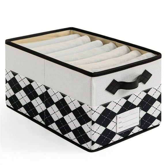 Totes Storage Bins, Foldable Storage Baskets for Organizing Toys, Books, Shelves, Closet, Large Storage Box with Rope Handles, Sturdy Organizer Bins.