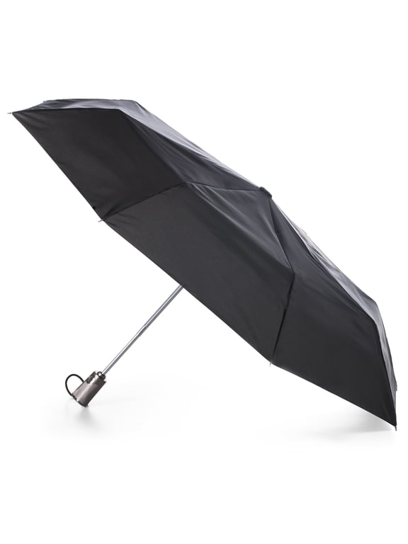 Titan Portable Travel Umbrella, Black, 43"