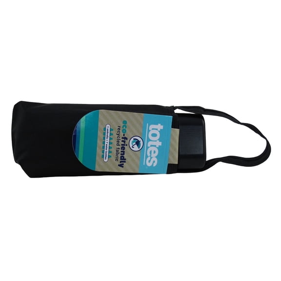 Totes Umbrella Manual Open Skinni Mini Medium Asst Colors (Pack of 3)