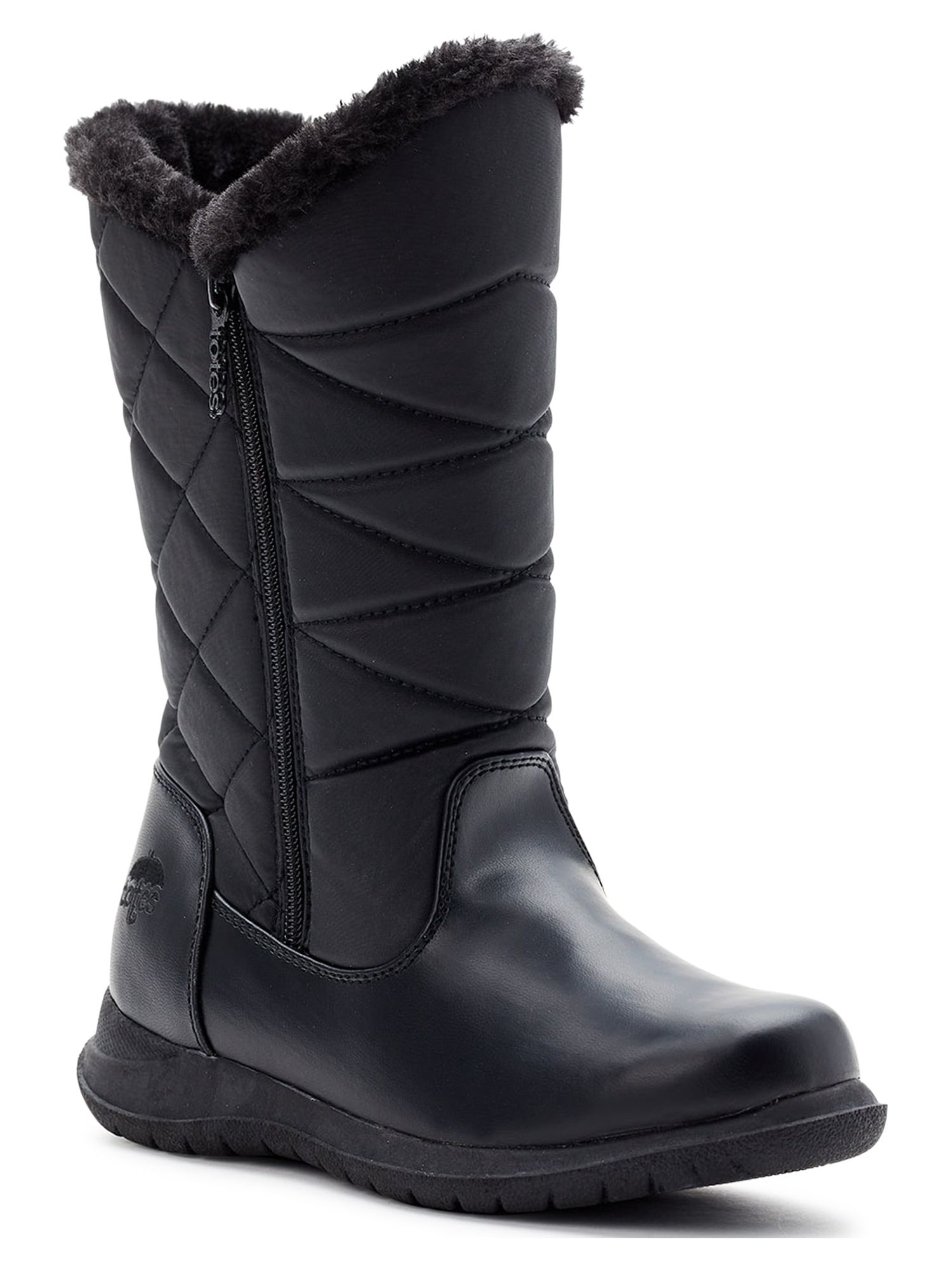Totes Women's Edgen Waterproof Zip Up Snow Boots, Sizes 6-11, Wide Width Available - image 1 of 5