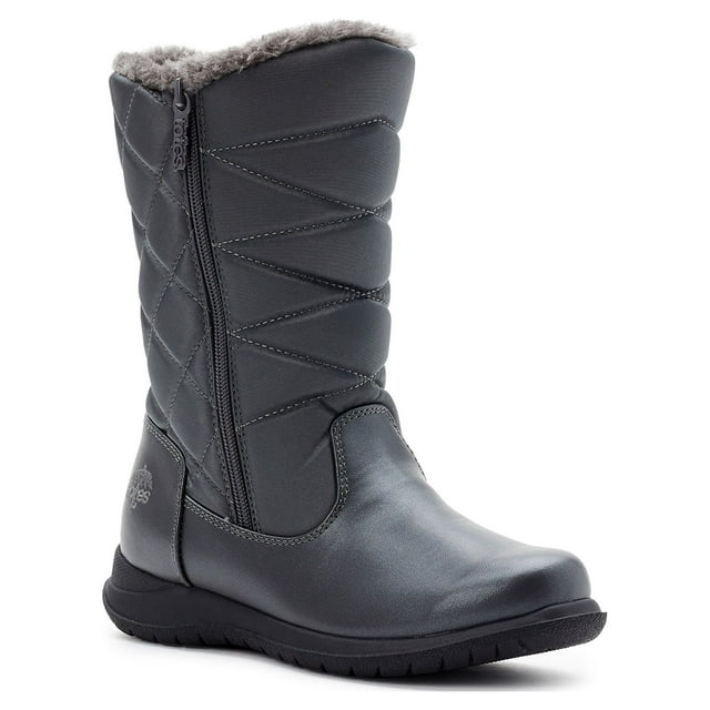 Totes Women's Edgen Waterproof Zip Up Snow Boots, Sizes 611, Wide