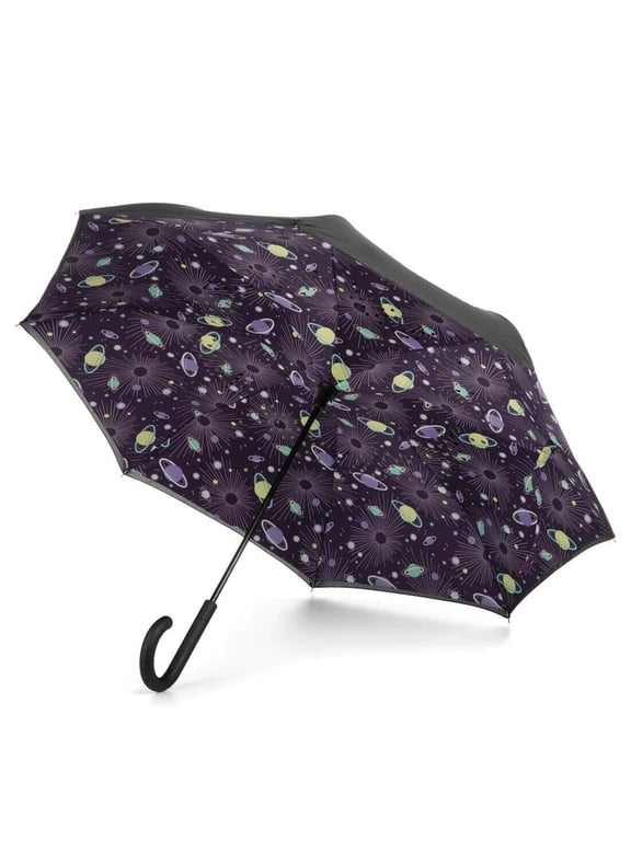 Women's Inbrella Reverse-Close Folding Umbrella, Galaxy-N07 - 0901