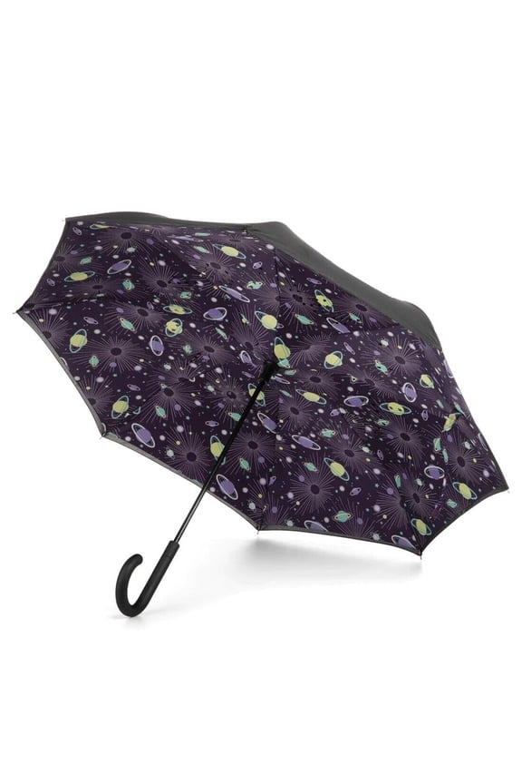 Women's Inbrella Reverse-Close Folding Umbrella, Galaxy-N07 - 0901