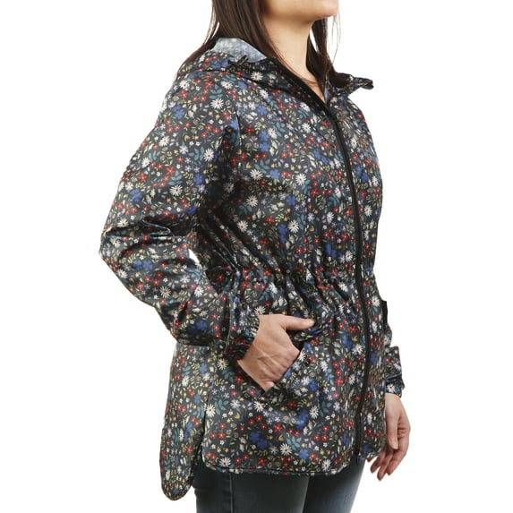 Totes Women's Rain Jacket Ditsy Floral