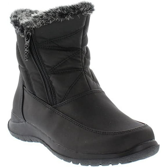 Totes Womens Cold Weather Boots Dalia - Black, 8 Wide Width