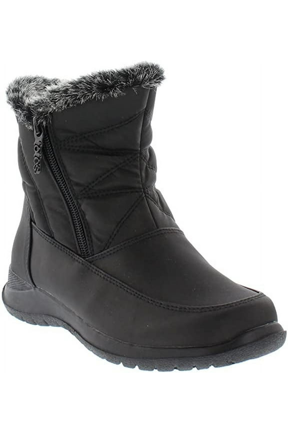 Womens Cold Weather Boots Dalia - Black, 8 Wide Width