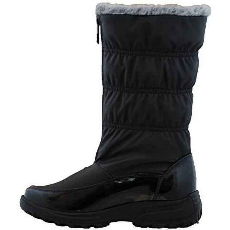 Totes Womens Snow Boots with Zipper Rogan All Weather Waterproof Insulated Winter Boots Built for Comfort Walmart