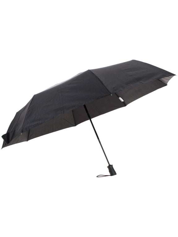 XL Auto Open & Close Ergo Handle Umbrella Black 55 Inch (Men)