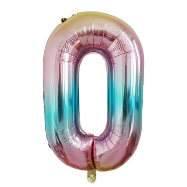 Totil Balloon Number Foil Balloons Color Number Ballon Happy Birthday Party Decoration
