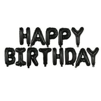 Totil Balloon Self Inflating Happy Birthday Balloons Banner Bunting 16 inch Letters Foil